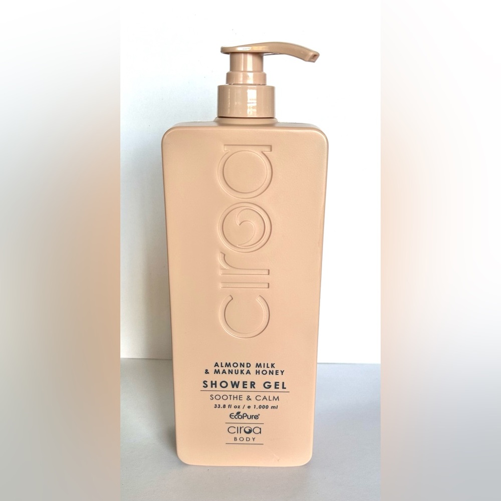 Ciroa ~ Almond Milk & Manuka Honey Shower Gel 33.8 fl oz Soothe & Calm